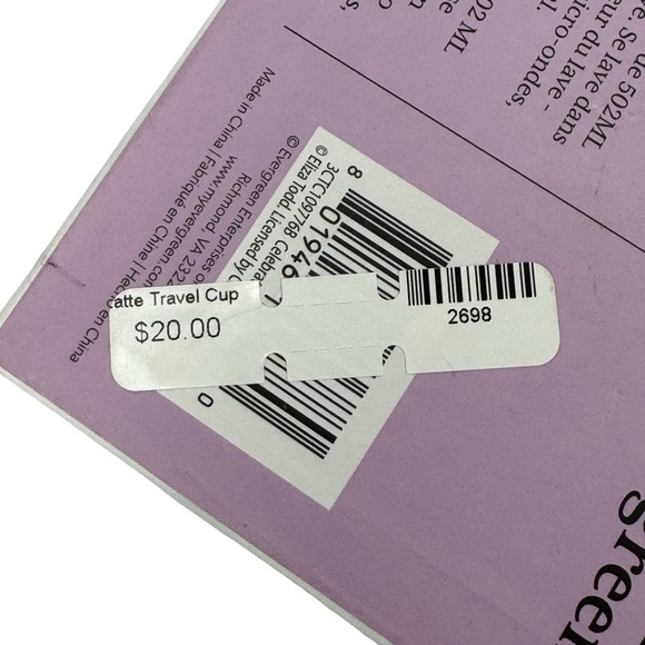 NWT EVERGREEN “Celebrate All The Mamas” Floral Travel Mug in Gift Box 17 Oz - Picture 11 of 14